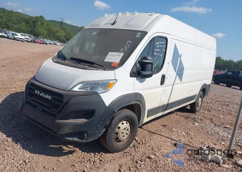 2023 Ram Promaster 2500 High Roof 159 Wb from USA, damaged, VIN 3C6LRVDG4PE571992